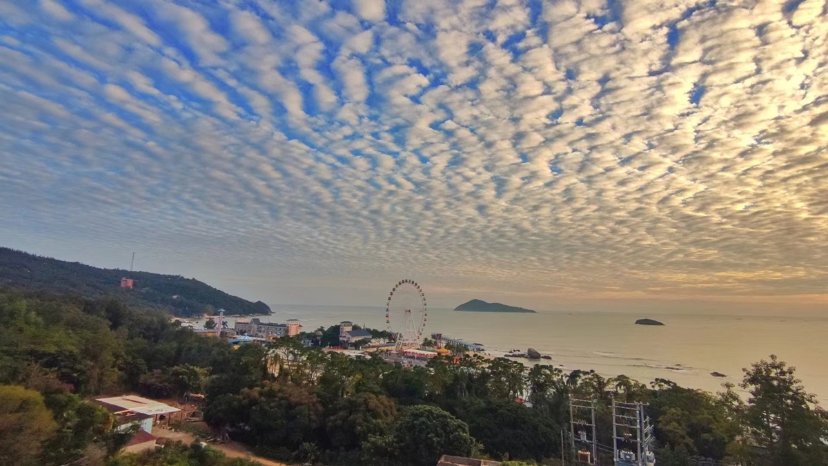 广东省沙扒湾，美丽的海滨胜地